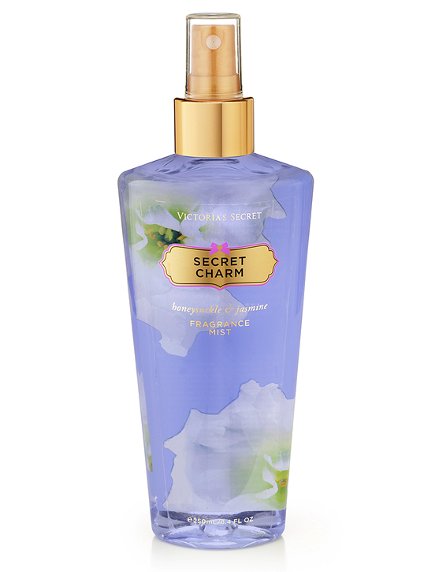 Victoria's Secret Secret Charm Fragrance Mist 250 ml. *แพคเกจใหม่รุ่น Fantasies กลิ่นนี้จะเป็นกลิ่นหอมอ่อนๆของดอกกุหลาบสีชมพู ผสมกับกลิ่นหอมของดอกมะลิ ให้ความรู้สึกหรูหรา แฝงด้วยความน่ารักอ่อนโยน กลิ่นไม่แรงจนเกินไป