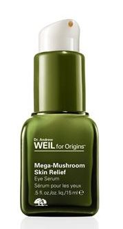 **พร้อมส่ง**ORIGINS Dr.Andrew Weil For Origins Mega-Mushroom Skin Relief Eye Serum 15 ml. เซรั่มดูแลผิวรอบดวงตา Mega-Mushroom Skin Relief Eye Serum เนื้อบางเบาสูตรพิเศษ ช่วยลดเลือนรอยหมองคล้ำและริ้วรอยแห่งความอ่อนล้ารอบดวงตา