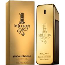 PACO RABANNE 1 Million 5ml.(ขวดแต้ม) EDT 1 Million เป็นตัวแทนของสุภาพบุรุษที่เพรียบพร้อมด้วยทุกสิ่ง ทั้งความสำเร็จ ชื่อเสียง เงินทอง และสาวๆรอบข้าง สำหรับความพิเศษของน้ำหอมใหม่นี้คือแนวกลิ่นและดีไซน์ขวดที่โดดเด่นไม่เหมือนใคร ขวดน้ำหอมรูปทองคำ