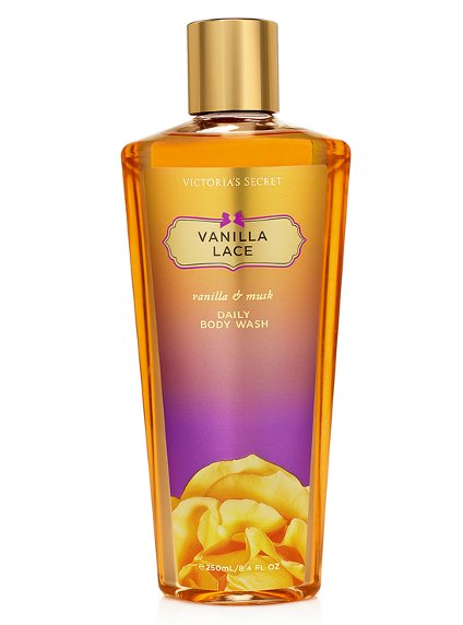 Victoria's Secret Vanilla Lace Daily Body Wash 250 ml. *รุ่น Fantasies กลิ่นหอมหวานของวนิลลา รู้สึกนุ่มนวล ลึกลับน่าค้นหาคะ