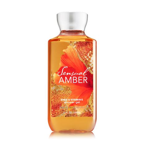 Bath & Body Works Sensual Amber Shea & Vitamin E Shower Gel 295ml. เจลอาบน้ำกลิ่นหอมติดกายนานตลอดวัน กลิ่นจะหอมวนิลานุ่มผสมกับกลิ่นเปรี้ยวซนแบบลูกอม ให้ความรู้สึกร่าเริง และอบอุ่น