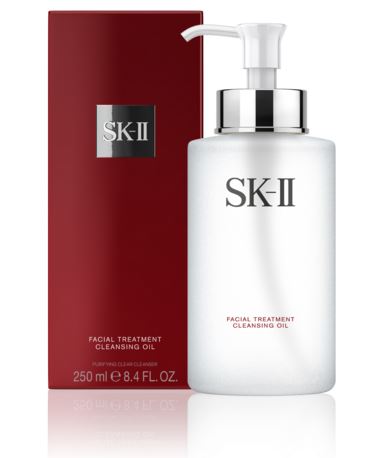 SK-II Facial Treatment Cleansing Oil 250ml. ออยล์ทำความสะอาดเครื่องสำอางชนิดกันน้ำ และน้ำมันส่วนเกินได้อย่างล้ำลึกในขั้นตอนเดียว ผสานคุณค่าจาก พิเทร่าTM เข้มข้นและสารสกัดจากเมล็ดแอปเปิ้ล ทำความสะอาดรูขุมขนได้อย่างล้ำลึกด้วย 2 ประสิทธิภาพใน 1เด