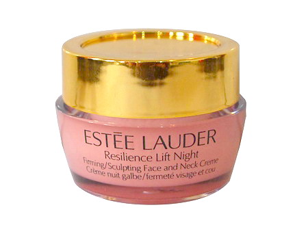 ESTEE LAUDER Resilience Lift Night Firming/Sculpting Face and Neck Creme 15 ml ครีมบำรุงผิวเพื่อสูตรกลางคืน ช่วยเสริมการฟื้นบำรุงตามธรรมชาติและยกกระชับผิวยามค่ำคืน โดดเด่นด้วย Nocturnal Lift Complex ทำงานเสริมวงจรฟื้นสภาพผิวตามธรรมชาติ เพื่อกา