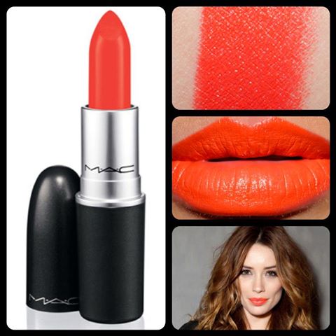 MAC  Amplified Creme Lipstick #Neon Orange ลิปในคอลเลคชั่นปี 2013 โทนสีส้ม สีที่ไม่เคยตกยุค จะหยิบมาทาเมื่อไหร่ก็เกิดค่ะ