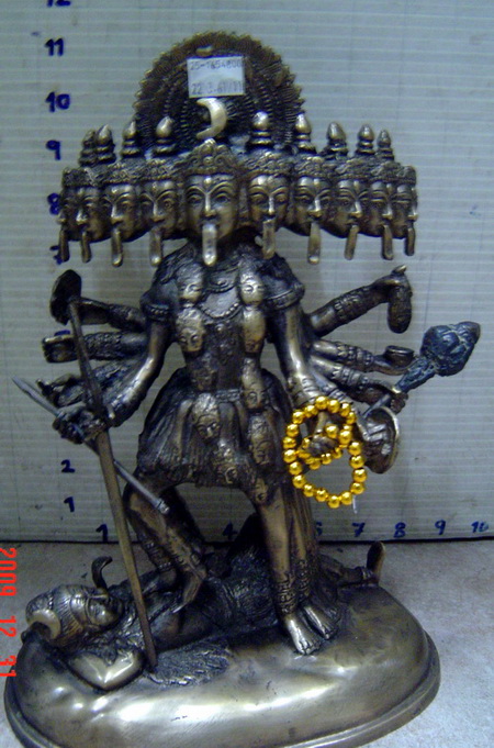 TP008 กาลี 10 หน้า Brass Deva