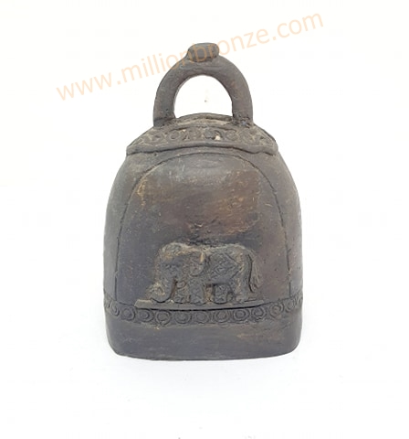 R049 ระฆัง ทองเหลืองโบราณ Antique Bronze Bell