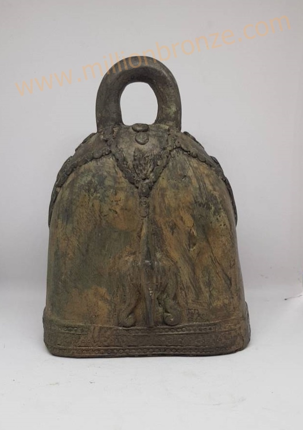 R050 ระฆัง ทองเหลืองโบราณ Antique Bronze Bell
