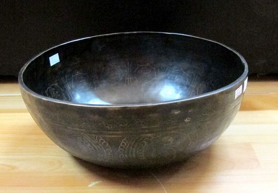 S022 ขันวนตีมือทิเบต 34 cm(ขันสวดมนต์ทิเบต) Tibetan Singing Bowl