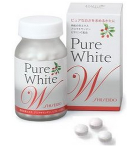 Shiseido Pure White W 270 เม็ด 30 วัน อาหารเสริมที่ขายดีที่สุดในขณะนี้ เพื่อผิวขาวเปล่งประกายให้ผิวสวยสมบูรณ์แบบ   ผิวใส เนียนละเีอียด  ชุ่มชื้นไม่แห้งกร้าน และช่วยฟิ้นฟูผิวที่หมองคล้ำจากแสงแดด ให้ผิวกลับสวยสดใสดังเดิม