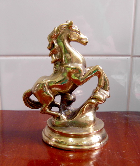 A012 ม้า งานทองเหลือง Brass Horse 