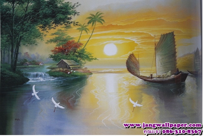 ลายภาพวิว-หินธรรมชาติ-ลายไม้