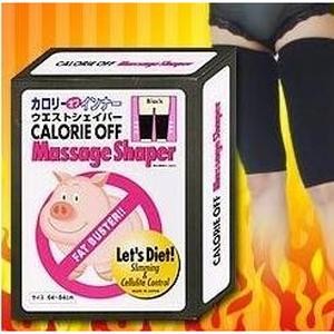 Fat Buster CALORIE OFF Massage Shaper (สีดำ/สีเนื้อ)ปลอกกระชับต้นขา ช่วยเผาผลาญแคลอรี่ 