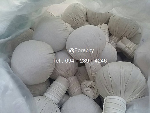 ขายส่งลูกประคบสมุนไพรคุณภาพดี ราคาถูก 150-200 กรัม ราคา 43 บาท สั่ง 100 ลูกเท่านั่นค่ะ