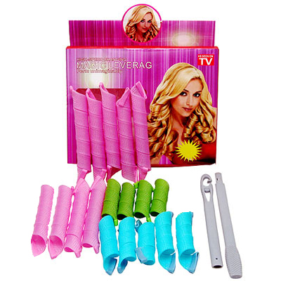 Curlformers Hair Curlers For Spiral Curls 1 ชุดมี18ชิ้น