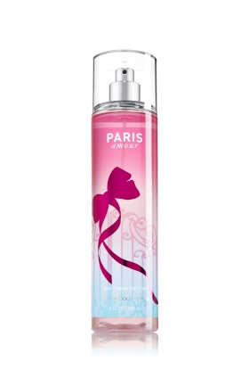 Bath & Body Works Paris Amour Fine Fragrance Mist 236 ml. สเปร์ยน้ำหอมที่ให้กลิ่นติดกายตลอดวัน กลิ่นหอมเหมือนน้ำหอมเคาน์เตอร์แบรนด์หรู มีกลิ่นของดอกทิวลิปผสมกับกลิ่นแชมเปญนุ่มๆ เย้ายวนกลิ่นไอเมืองแฟชั่นให้ความรู้สึกหรูหรามีระดับ