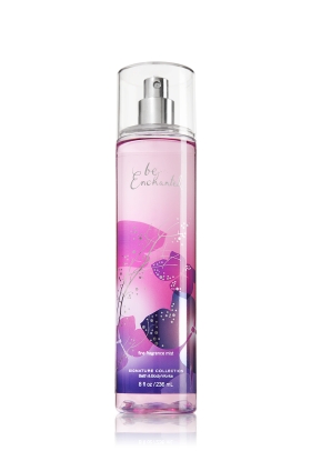 Bath & Body Works Be Enchanted Fine Fragrance Mist 236 ml. สเปร์ยน้ำหอมที่ให้กลิ่นติดกายตลอดวัน กลิ่นหอมหวานของมวลดอกไม้นานาพรรณ ให้ความรู้สึกหอมหวาน กลิ่นนี้หอมน่ารักมากๆคะ 