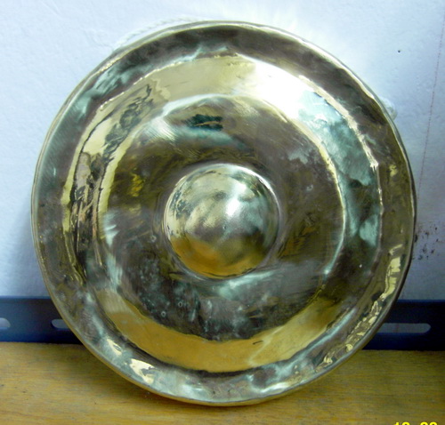 G010 ฆ้อง สีทอง 8 นิ้ว Gold Gong 
