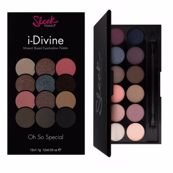 **พร้อมส่ง*Sleek i-Divine Mineral Based Eye Shadow Palette #658 Oh So Special พาเลตต์อายชาโดว์พาเลทสีสันสดใส เม็ดสีแน่น สีคมชัดคุณภาพเทียบเท่าแบรนด์ระดับ Hi  end อายชาโดว์เป็นแบบเนื้อฝุ่นอัดแข็ง โดยในเซตจะมีทั้งแบบ Matte หรือเนื้อด้านที่ไม่มีมีความแวววาว 