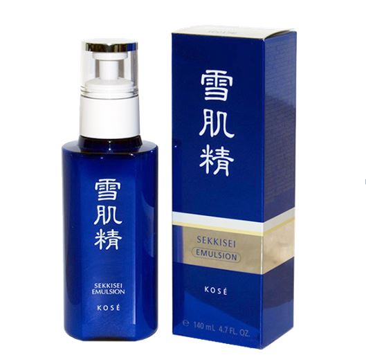 Kose Sekkisei Emulsion 140 ml. น้ำนมบำรุงผิว เพื่อผิวขาว ใส ผิวคงความชุ่มชื่นอย่างสมดุล ผิวเนียนนุ่ม น่าสัมผัส ด้วยส่วนผสมของสมุนไพรตะวันออก ที่เสริมการทำของผิวให้ดียิ่งขึ้น สีผิวสม่ำเสมอ ขาว ใส มีความชุ่มชื่นขึ้น ให้ผิวมีสุขภาพดีขึ้นจนรู้สึกไ