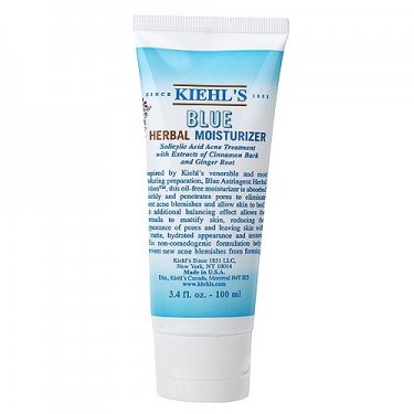 Kiehl's Blue Herbal Moisturizer 100 ml. โลชั่นเจลเหมาะสำหรับผิวมันถึงมันมาก ช่วยรักษาผิวพร้อมปกป้องการเกิดรอยดำจากสิว ทำให้ผิวชุ่มชื่นดูนวลเนียนกระชับ ทำให้ผิวชุ่มชื่นดูนวลเนียนและเพิ่มประสิทธิภาพในการกระชับรูข