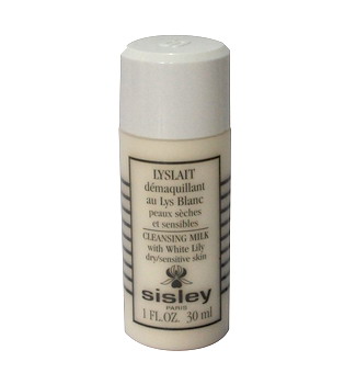 **พร้อมส่ง**Sisley Cleansing Milk With White Lily - dry and sensitive skin ขนาดทดลอง 30 ml. น้ำนมล้างหน้าสารสกัดจากดอกลิลลี่ขาว ช่วยเช็ดเครื่องสำอางออกได้อย่างหมดจด สูตรอ่อนโยน ช่วยให้ผิวนุ่ม อ่อนโยน เหมาะกับผิวแห้งแพ้ง่าย