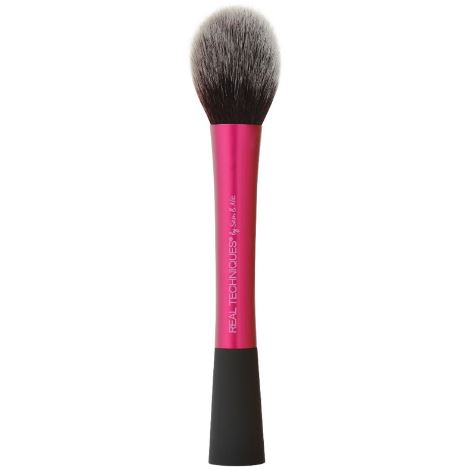 **พร้อมส่ง**Real Techniques Finish Blush Brush #01407 แปรงปัดแก้ม สูง 7 นิ้ว ขนแปรงหนานุ่ม ปัดแก้มได้อย่างอ่อนนุ่ม ไม่ระคายเคือง รูปทรงโค้งมนเข้ากับรูปหน้า ใช้ได้ทั้งปัดบลัชออน และแรเงากรอบหน้าเพื่อเพิ่มมิติ