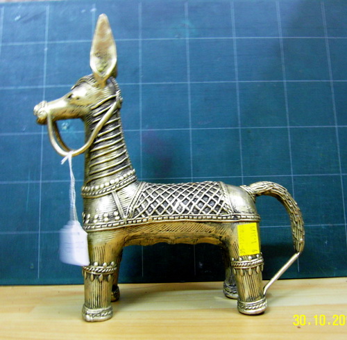A014 ม้า งานทองเหลือง Brass Horse 