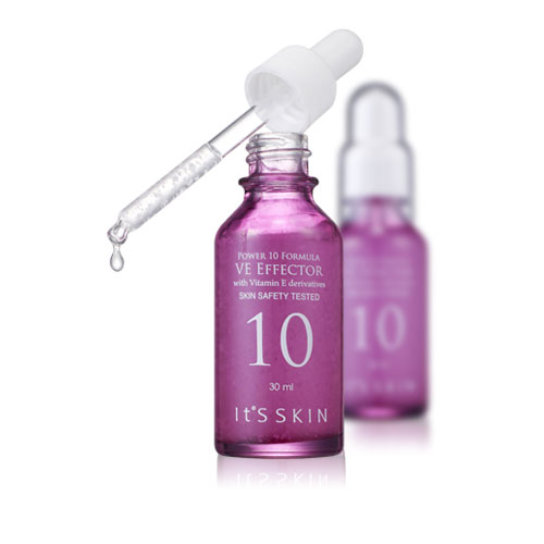 **พร้อมส่ง**It's Skin Power 10 Formula VE Effector 30 ml. เซรั่มจาก Vitamin E เข้มข้น ช่วยลดรอยแผลเป็น รอยสิว ปรับผิวหน้าให้เรียบเนียน เพื่อผิวชุ่มชื่นเปล่งปลั่งอย่างเป็นธรรมชาติ