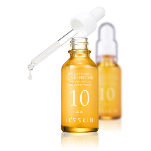 **พร้อมส่ง**It's Skin Power 10 Formula Q10 Effector 30 ml. เซรั่มบำรุงผิว ชะลอการเสื่อมสภาพของผิว เพิ่มความยืดหยุ่นให้ผิวเรียบเนียนกระชับ เต่งตึง ดูเฟิร์มขึ้นกว่าที่เคย สามารถใช้ผสมกับรองพื้นเพื่อช่วยเพิ่มความชุ่มชื่นยาวนานตลอดวัน