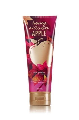 Bath & Body Works Honey Autumn Apple 24 Hour Moisture Ultra Shea Body Cream 226g. บอดี้ครีมถนอมผิว กลิ่นหอมติดผิวกายนานตลอดวัน กลิ่นหอมใหม่ กลิ่นหอมของแอปเปิ้ลแดง แบบไม่ฉุนมากนะค่ะ กลิ่นหอมมากเลยค่ะ