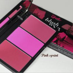 **พร้อมส่งSleek blush By 3 Blush Palette # 366 Pink Sprint โทนชมพู เนื้อ matte คุ้มสุดๆ กับเซ็ทบลัชรวมสีสวย 3 สีไว้ในตลับเดียว ประกอบด้วย Pink Parfait ม่วงพลัม (ม่วงมังคุด) , Pink Ice สีชมพูม่วงแบบนีออน และPinktini สีชมพูม่วงแบบสุภาพ สีดรอปสุดในพาเลท ปัดง