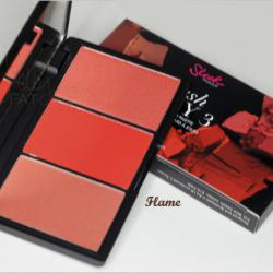 **พร้อมส่ง Sleek blush By 3 Blush Palette #365 Flame โทนแดง คุ้มสุดๆ กับเซ็ทบลัชรวมสีสวย 3 สีไว้ในตลับเดียว ประกอบด้วย Furnace : สีน้ำตาลอมแดง มี Shimmer,Bon Fire : สีแดงแด๊งงงง แดง! และแอบเจือส้มไว้จี๊ดนึง คล้าย Exhibit A เนื้อ matte,Molten : สีแดงอมส้ม 