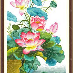 ดอกบัว Lotus (พิมพ์ลาย)