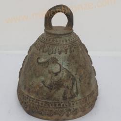 R106 ระฆัง ทองเหลืองโบราณ Antique Bronze Bell