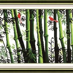 ป่าไผ่ ต้นไผ่ Bamboo (ไม่พิมพ์/พิมพ์ลาย)