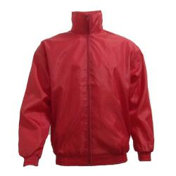 Jacket แจ็คเก็ตผ้าร่ม สีแดง ขายส่งแจ็คเก็ตผ้าร่มราคาโรงงาน พร้อมสกรีน logo 093-632-6441