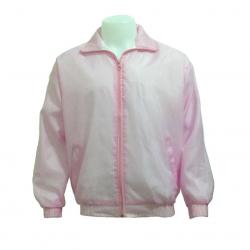 Jacket แจ็คเก็ตผ้าร่ม สีชมพู ขายส่งแจ็คเก็ตผ้าร่มราคาโรงงาน พร้อมรับสกรีน logo 093-632-6441