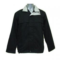 (งาน order )ขายเสื้อแจ็คเก็ตสำเร็จรูป  ผ้า cotton คอมทวิว , jacket ดำ ปกสีเขียว ส้ม แดง รับปัก logo เสื้อแจ็คเก็ต 093-632-6441