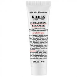 Kiehl's Ultra Facial Cleanser ขนาดทดลอง 30 ml. คลีนเซอร์ทําความสะอาดผิวหน้าสูตรอ่อนโยนต่อผิว โดดเด่นด้วยสารทําความสะอาดที่ให้ฟองชนิดพิเศษจากอนุพันธุ์นํ้าตาล ไม่ทําให้ผิวลอก มีค่า pH เป็นกลาง เพื่อถนอมปราการคุ้มกันธรรมชาติของผิว