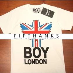 T-SHIRT  BOY  LONDON  x UNION  FLAG  เสื้อยืดแฟชั่น STREETWEAR  STYLE  FASHION