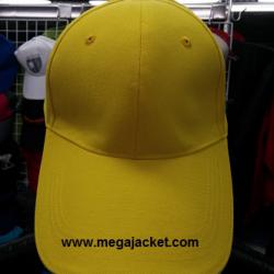 หมวก Cap ผ้าพีช เกรด A +ขายส่งหมวกแก๊ปสีเหลือง ผ้าพีช 093-632-6441 รับปักหมวกแก๊ป