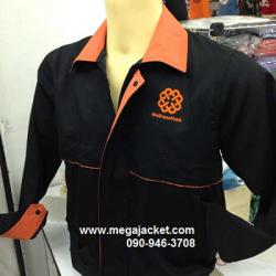 ตัวอย่าง งานปักเสื้อแจ็คเก็ตผ้าคอม WellnessMark โทร 093-632-6441 รับตัดเสื้อแจ๊คเก็ตบริษัท