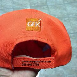 ตัวอย่าง งานปักหมวกแก๊ป ผ้าดีวาย ปัก logo GFK 090-946-3708  ขายส่งหมวกแก๊ปเปล่า  โทร 093-632-6441