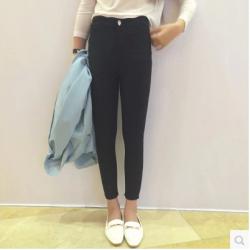 TROUSERS กางเกงขายาวแฟชั่น กางเกงเอวสูงสำหรับผู้หญิง leggings  and  pencil pants  korean  fashion   