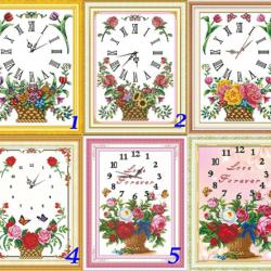 Flower Basket (+นาฬิกา)(พิมพ์ลาย)