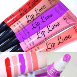 *พร้อมส่ง*Makeup Revolution MUR I Love Makeup Lip Lava Liquid Lipstick ลิปรุ่นใหม่ล่าสุด ที่รวม 3 คุณสมบัติดีๆ ของลิปแบบต่างๆไว้ ให้ความแวววาวเหมือนลิปกลอส ติดทนนานเหมือนลิปซาติน ให้สีชัดเจนแบบ liquid lipstick สีสวยมากๆค่ะ สามารถใช้ทาปาก หรือใช้แทนบลัชออน