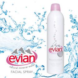Evian Facial Spray 300 ml. สเปรย์น้ำแร่บริสุทธิ์จากยอดเขาแอลป์