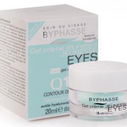 **พร้อมส่ง**BYPHASSE Gel Cream Lift Instant Q10 Eye Cream SPF8 ขนาด 20 ml. ผลิตภัณฑ์บำรุงรอบดวงตา มีส่วนผสมกรดไฮยาลูโรที่ช่วยเพิ่มความยืดหยุ่นของผิวด้วยโคเอนไซม์ Q10 เพิ่มประสิทธิภาพสำหรับกระชับผิว เนื้อครีมมอบความชุ่มชื้นให้ผิวรอบดวงตาเรียบเนียนผิวดูอ่อน