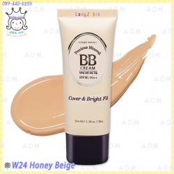 ( W24 Honey Beige )Precious Mineral BB Cream Cover & Bright Fit SPF30/PA++