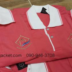 ตัวอย่างงาน เสื้อ polo ปักโลโก้ วิทยาลัยชุมชน พังงา  093-632-6441  ขายเสื้อ polo ปัก logo